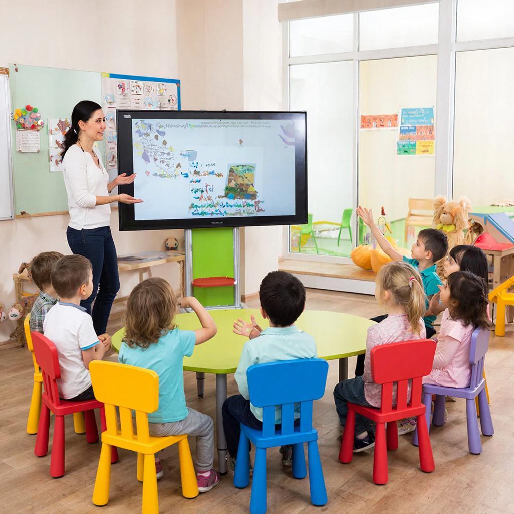 Учебный процесс в детском саду и использование интерактивных презентаций